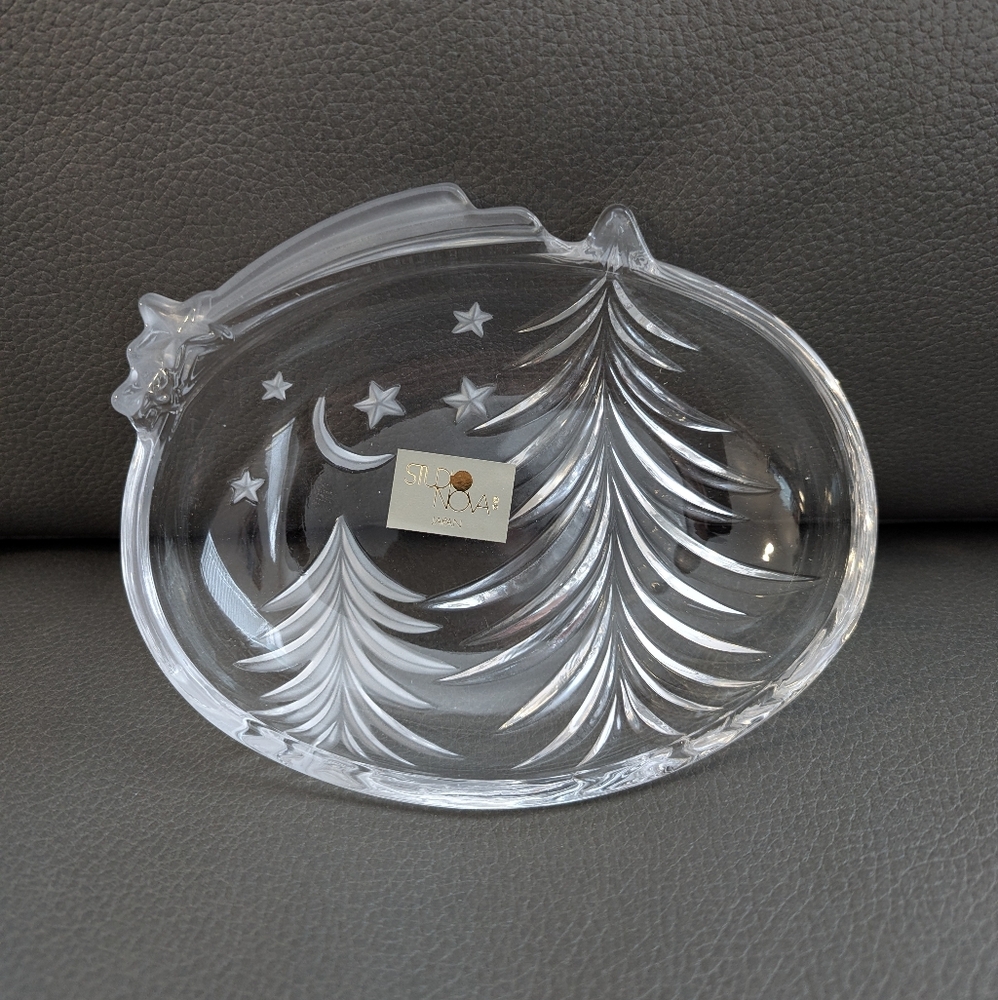 *NEW* Starry Night Glass Oval Bowl